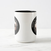 Fußball-Ball-Tasse Zweifarbige Tasse (Mittel)