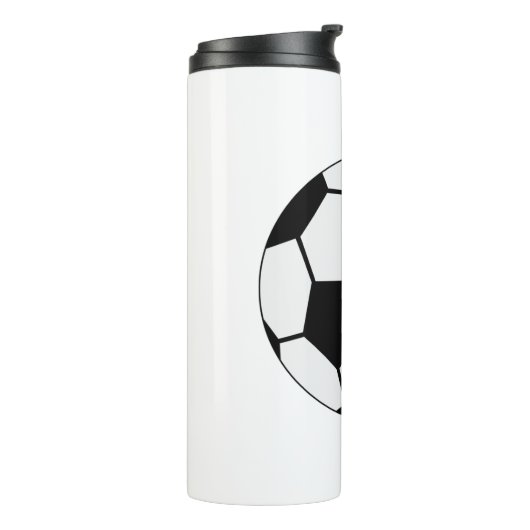 Fußball-Ball Thermosbecher (Nach links gedreht)