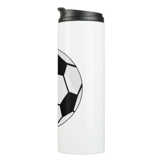 Fußball-Ball Thermosbecher (Nach rechts gedreht)