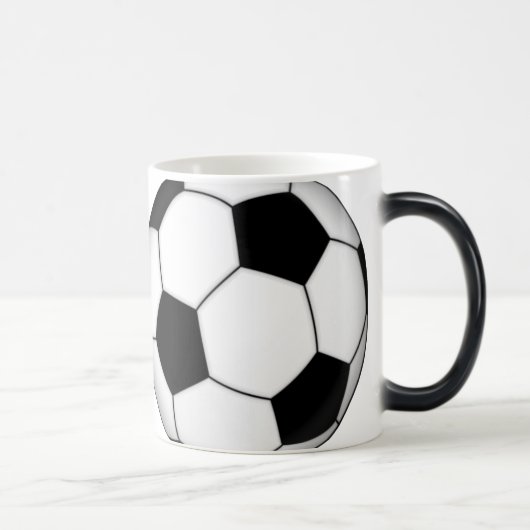 Fußball-Ball-verwandelnde Kaffee-Tasse Verwandlungstasse (Rechts)