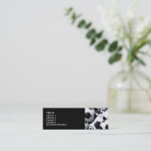 Fußball-Ball-Visitenkarten Mini Visitenkarte (Stehend Vorderseite)