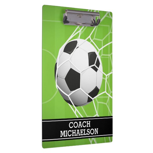 Fußball-Ball-ZIEL für Trainer, Team, Eltern oder L Klemmbrett (Rechts)