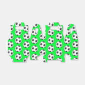 Fußball-Bälle im grünen Hintergrund Geschenkschachtel (Ungefaltet)