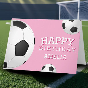 Fußball Bälle Sport Alles Gute zum Geburtstag Kind Karte