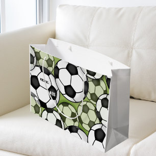 Fußball Balls Boy's Kids Sport Geburtstag Name Num Große Geschenktüte