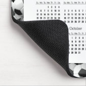 Fußball Balls Design 2024 Kalender Mousepad (Ecke)