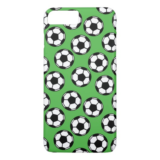 Fußball-Balls-Muster Case-Mate iPhone Hülle (Rückseite)