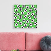 Fußball-Balls-Muster Leinwanddruck (Insitu (Wohnzimmer))