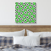 Fußball-Balls-Muster Leinwanddruck (Insitu (Schlafzimmer))