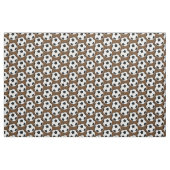 Fußball Balls Sport Brown Stoff (Fat Quarter (45,7 x 55,9 cm))