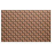 Fußball Balls Sport Brown Stoff (Fat Quarter (45,7 x 55,9 cm))