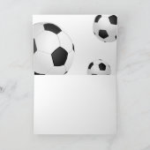 Fußball Balls Sport Happy Geburtstag Kinder Karte (Innenseite)