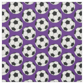 Fußball-Balls Sport Lila Stoff (Muster)
