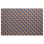 Fußball Balls Sport Navy Blue Stoff (Fat Quarter (45,7 x 55,9 cm))