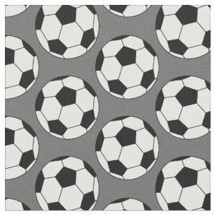Fußball Balls Sportgrau Stoff