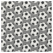 Fußball Balls Sportgrau Stoff (Muster)