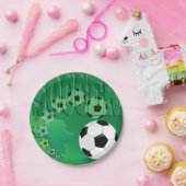 Fußball-Balls-Teller Pappteller (Party)