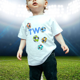 Fußball Balls ZWEI Baby T-shirt
