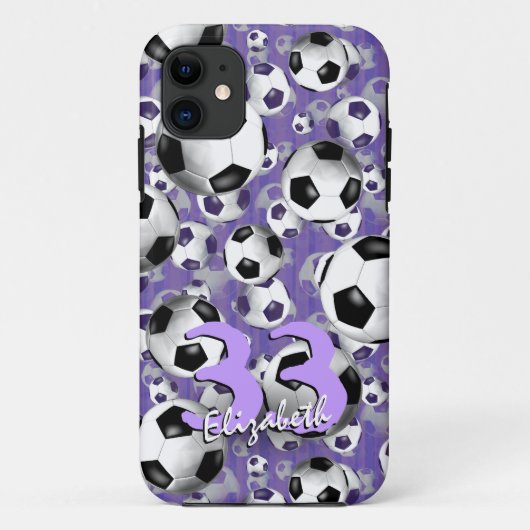 Fußball Ballz! Fußball der Frauen Case-Mate iPhone Hülle (Rückseite)