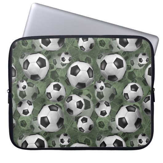 Fußball Ballz! Laptopschutzhülle (Vorderseite)