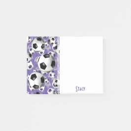 Fußball Ballz! Mädchenfußball Post-it Klebezettel