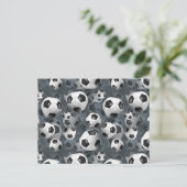 Fußball Ballz! Postkarte (Stehend Vorderseite)