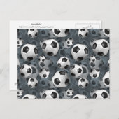 Fußball Ballz! Postkarte (Vorne/Hinten)