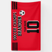 Fußball-Banner fuchiablack personalisiert-Player-G Banner (Vertikal)