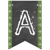 Fußball-Banner mit jedem Alter - MVP zum Geburtsta Wimpelkette (Dritte Fahne)