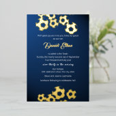 Fußball-Bar Mitzbah Folieneinladung (Stehend vorne)