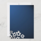 Fußball Bar Mitzvah Einladung (Rückseite)