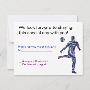 Fußball-Bar Mitzvah Einladung Jüdische ANTWORT