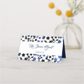 Fußball-Bar Mitzvah Platzkarte (Vorderseite)