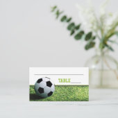 Fußball-Bar Mitzvah Platzkarte (Stehend Vorderseite)