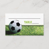 Fußball-Bar Mitzvah Platzkarte (Vorderseite)