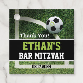 Fußball Bar Mitzvah Vielen Dank Geschenkanhänger