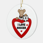 Fußball-Bärn-T - Shirts und Geschenke Keramikornament (Links)