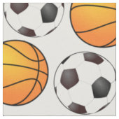 Fußball Baseball Basketball Thema Sport Stoff (Nahaufnahme)