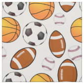 Fußball Baseball Basketball Thema Sport Stoff (Muster)