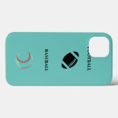 Fußball/Baseball iPhone/iPad Gehäuse! Case-Mate iPhone Hülle (Rückseite (Horizontal))