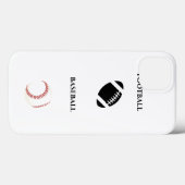 Fußball/Baseball iPhone/iPad Gehäuse! Case-Mate iPhone Hülle (Rückseite (Horizontal))