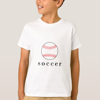 Fußball Baseball Lustiges Komisches Sport T-Shirt