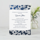 Fußball Baseball Sport Bar Mitzvah Einladung (Stehend Vorderseite)