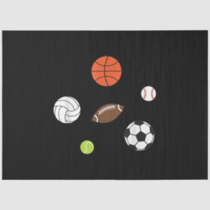 Fußball Basketball Baseball Sportfan Seidenpapier