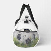 Fußball-Basketball realistische Initialen Duffle Bag (Rechts)