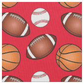 Fußball-, Basketball-und Baseball-Liebe Stoff (Nahaufnahme)