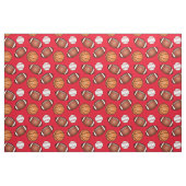 Fußball-, Basketball-und Baseball-Liebe Stoff (Fat Quarter (45,7 x 55,9 cm))