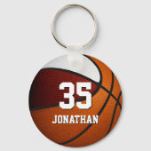 Fußball-Basketballmannschaft farbenfroh Gastgesche Schlüsselanhänger (Vorderseite)