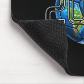 Fußball bedeckt den Globus 2026  Mousepad (Ecke)