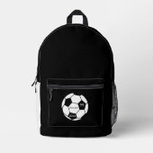 Fußball Bedruckter Rucksack (Vorderseite)